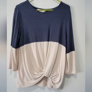 Market & Spruce 3/4 Sleeve Top